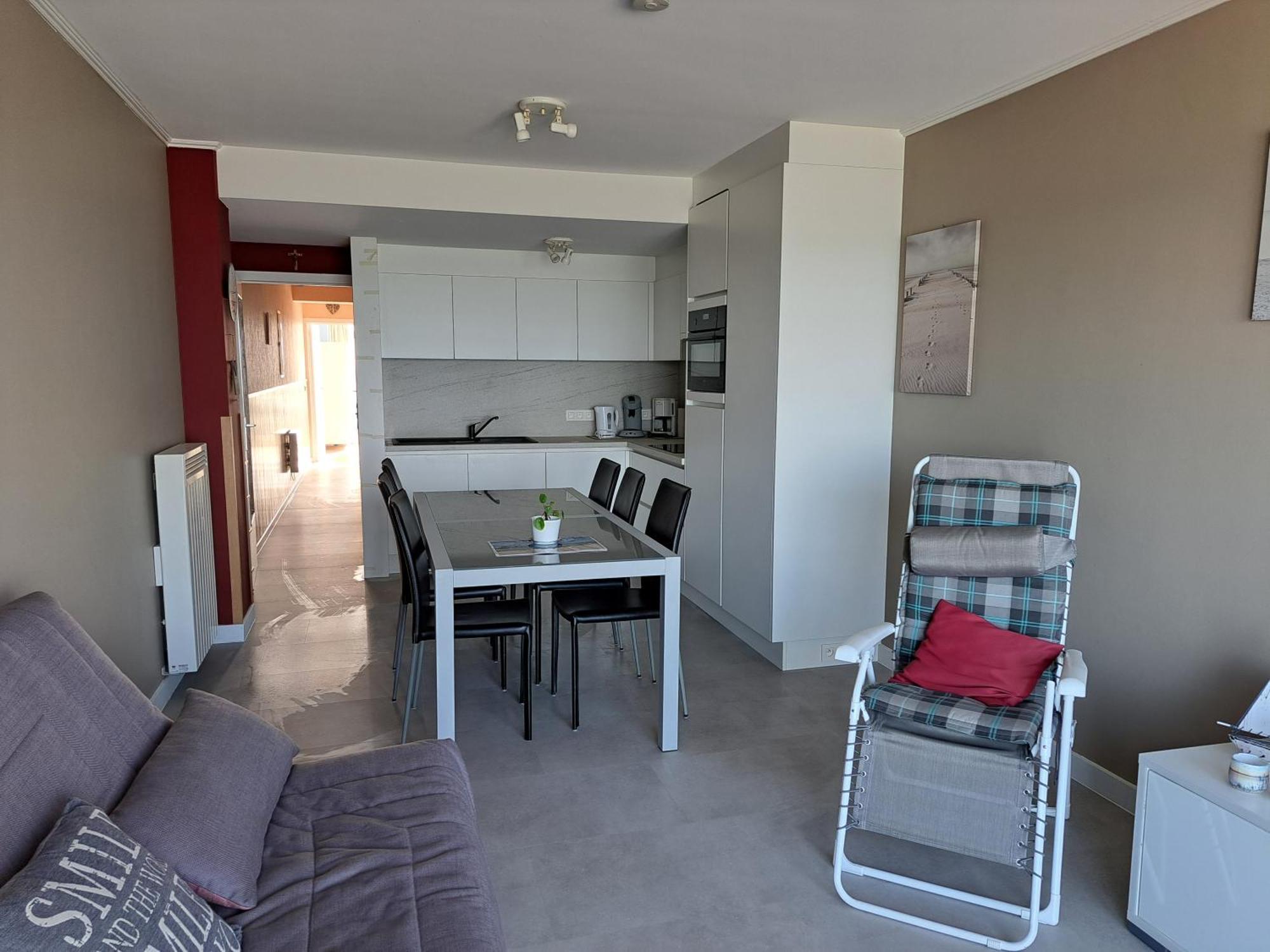 Apartment Noordhinder Westende 米德尔克尔克 外观 照片